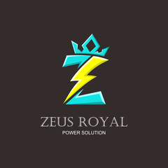 Obraz premium Z letter Power Logo Design