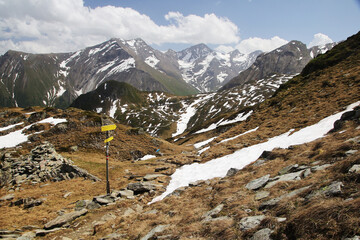 Hiking path Alexander Enzinger in Kaprun, Austria