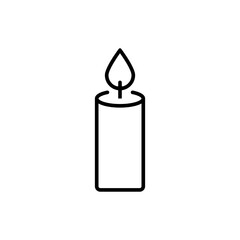 Candle simple icon