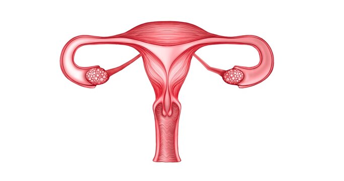 red female reproductive system anatomy diagram clip art preview
