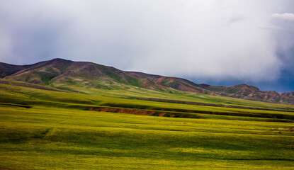landscape with clouds