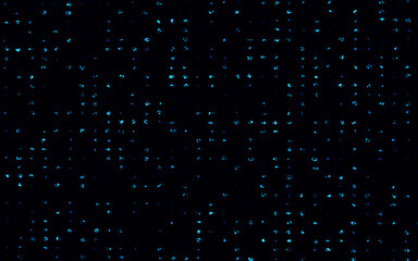 Abstract digital background with blue light dots. Business texture for your design. 3d rendering illustration.