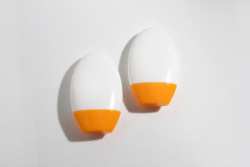 mockup of sunscreen protection spf tube for skin care cosmetic product branding, cream lotion bottle tube