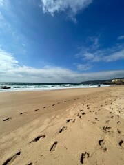 A beautiful yellow sand beach.