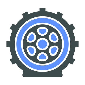recommend clip art: Flat Tire Icon Style