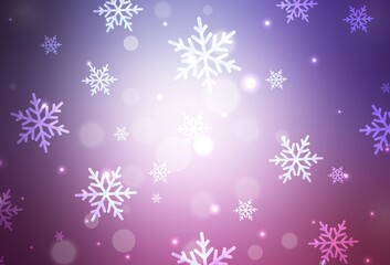 Light Purple, Pink vector layout in New Year style.