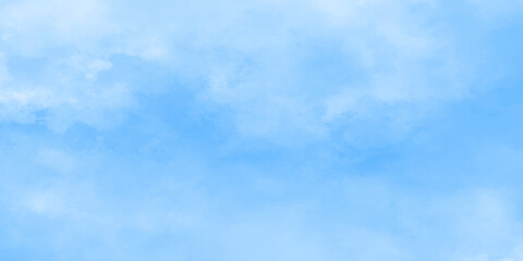 Abstract bright cloudy blue sky background, Hand painted watercolor shades sky clouds, Bright blue cloudy sky vector illustration.
