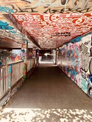 Graffiti Tunnel Kunst und Kultur in London 