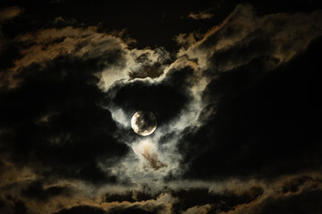 Fototapeta premium moon in the sky
