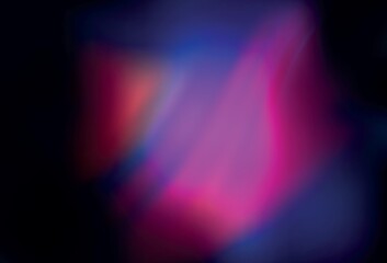 Dark Purple vector blurred shine abstract background.