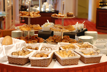 buffet in a restaurant