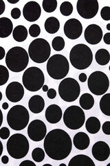 fabric background with large polka dots