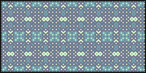 Multicolor truchet tiling connections illustration