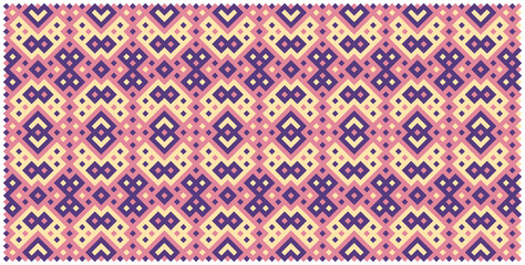 Multicolor truchet tiling connections illustration