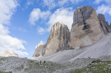 Fototapeta premium Beautiful mountain landscape in the Dolomites mountain region