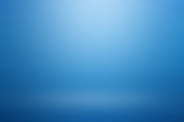 Obraz premium empty blue room in 3d background.