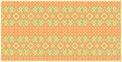 Multicolor truchet tiling connections illustration