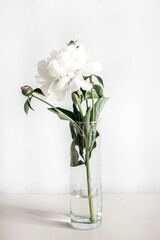 bouquet of flowers in vase
