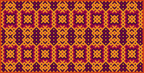 Multicolor truchet tiling connections illustration