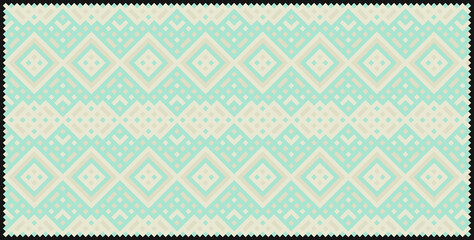 Multicolor truchet tiling connections illustration