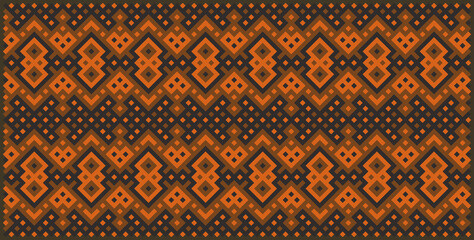 Multicolor truchet tiling connections illustration