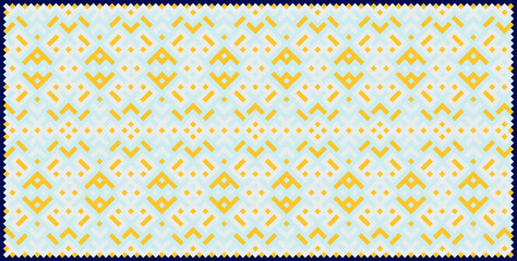 Multicolor truchet tiling connections illustration