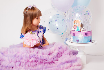 Birthday of a three year old girl