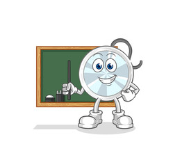 stethoscope teacher vector. cartoon character