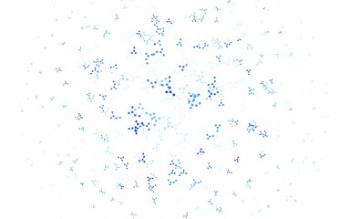 Light Pink, Blue vector texture with artificial intelligence concept.