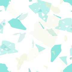 Terrazzo seamless pattern. Pastel  venetian