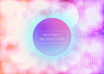 Minimal Texture. Hologram Pattern. Blue Magic Design. Soft Conce