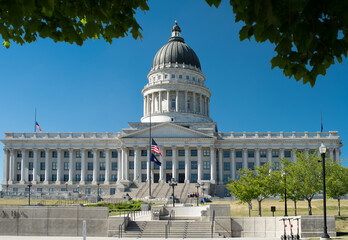 Utah State Capitol Afternoon