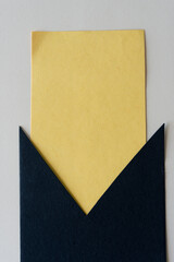 yellow and black paper design