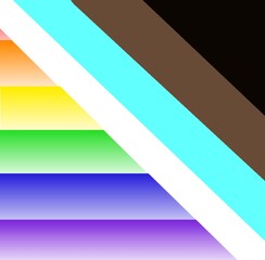 Rainbow Flag Background. LGBTQ.  Pattern for Pride Month