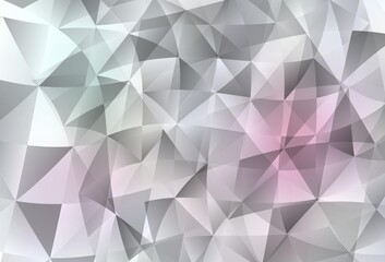 Light Pink, Yellow vector background with polygonal style.