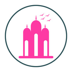 Obraz premium Building, Office, Skyscraper, Work icon