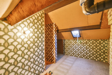 Interior of a spacious room in a luxury house