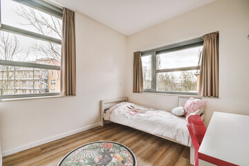 Interior of a spacious room in a luxury house