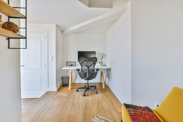 Interior of a spacious room in a luxury house
