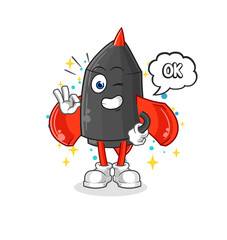 dart agree mascot. cartoon vector