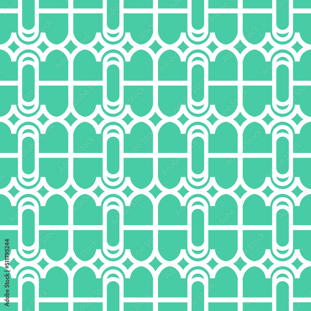 Poster soft green seamless pattern with elements. abstract texture background. vector
