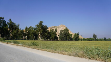 the road to the mountains