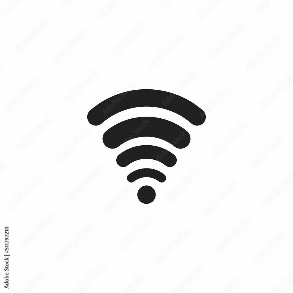 Poster signal icon design, can also be used for user interface