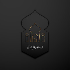 Mosque illustration stock design