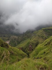 fog in the mountains