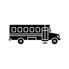 school bus icon. vector illustration