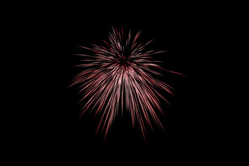 打ち上げ花火の3Dイラスト　背景　バックグランド