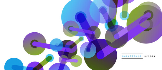 Network concept abstract background. Dots connection. Big data idea. Business template for wallpaper, banner, background or landing