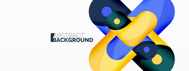 Creative geometric wallpaper. Trendy minimal abstract background. Techno business template for wallpaper, banner, background or landing