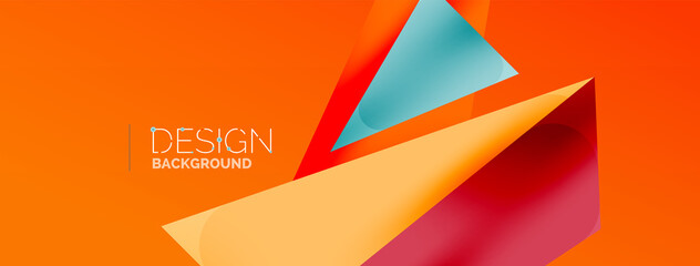 Background abstract overlapping shapes. Minimal composition vector illustration for wallpaper banner background or landing page